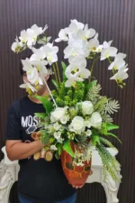 แจกันดอกกล้วยไม้ประดิษฐ์-AD1006 - Image 2