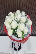 ช่อดอกกุหลาบขาว-WR1014 - Image 2