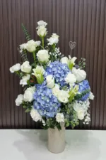 แจกันดอกไม้สดสีฟ้า-VF1031 - Image 4