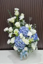 แจกันดอกไม้สดสีฟ้า-VF1031 - Image 3