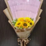 ช่อดอกไม้ประดิษฐ์ใส่แบงค์เอง