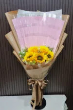 ช่อดอกไม้ประดิษฐ์ใส่แบงค์เอง