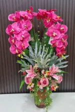 แจกันดอกกล้วยไม้ประดิษฐ์