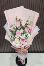 ช่อดอกไม้สดสีชมพู-PF1019 - Image 2