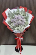 ช่อแบงค์ม้วนทำดอก