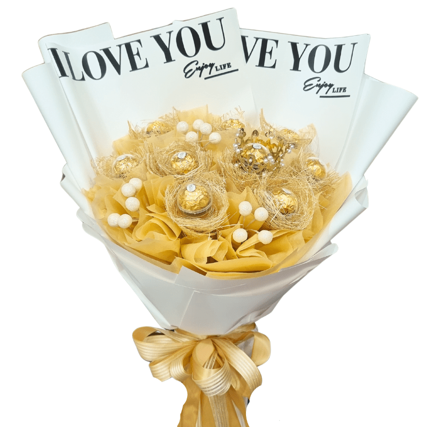 ช่อดอกไม้ช็อคโกแล๊ต