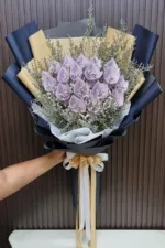 ช่อแบงค์ม้วนดอก