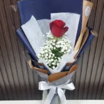 ช่อดอกกุหลาบแดง