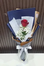 ช่อดอกกุหลาบแดง