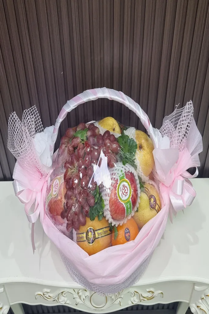 กระเช้าผลไม้สด