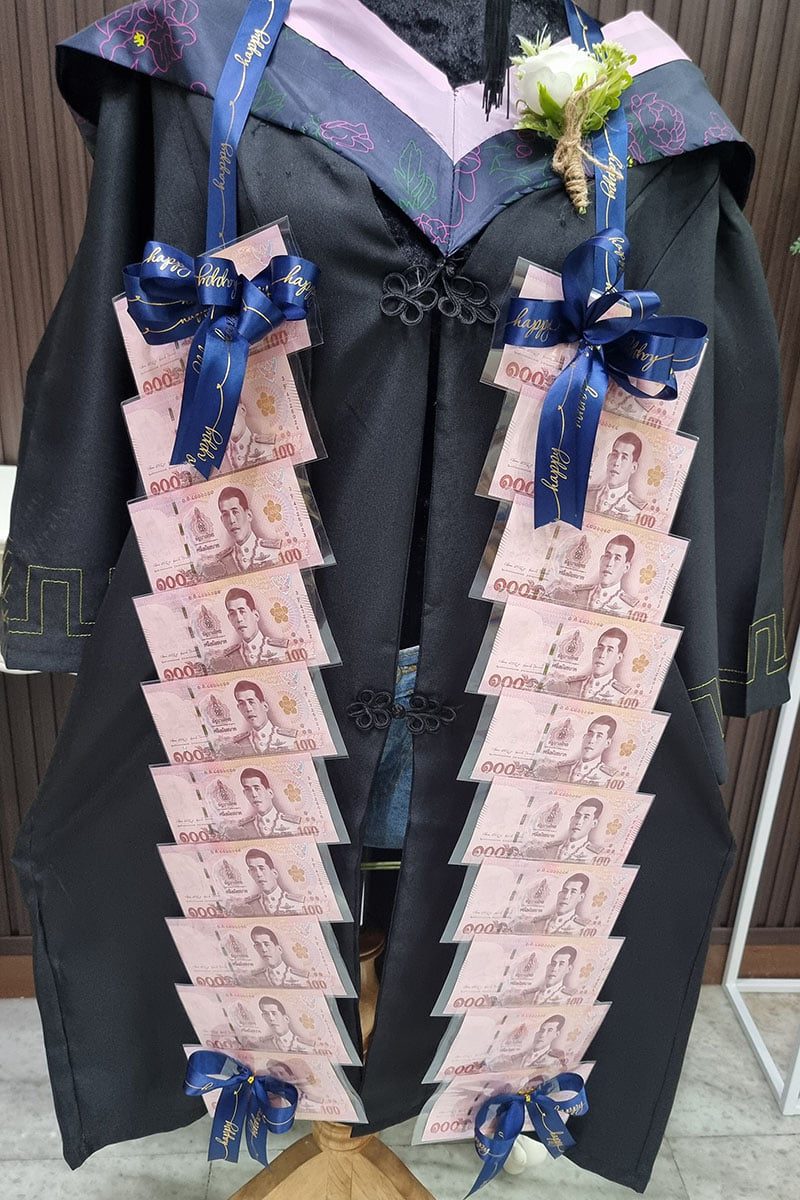 มาลัยแบงค์ร้อย10ใบ มาลัยแบงค์ร้อย