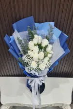 ช่อดอกกุหลาบขาว-RW1021 - Image 2