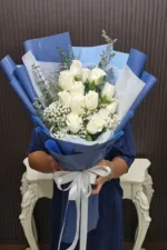 ช่อดอกกุหลาบขาว-RW1021 - Image 4