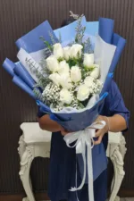 ช่อดอกกุหลาบขาว-RW1021 - Image 3