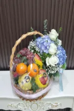 กระเช้าผลไม้ดอกไม้สด-BF1019 - Image 5