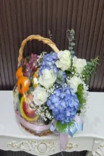 กระเช้าผลไม้ดอกไม้สด-BF1019 - Image 3