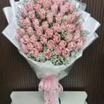 ช่อแบงค์พับดอกกุหลาบ