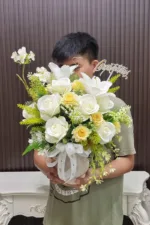 แจกันดอกไม้ประดิษฐ์-AS1011 - Image 2