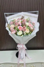 ช่อแบงค์พับดอกกุหลาบ-MA1053 - Image 3