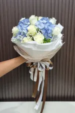 ช่อดอกไม้สดสีฟ้า-FB1014 - Image 4