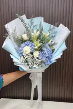 ช่อดอกไม้สดสีฟ้า-FB1016 - Image 5