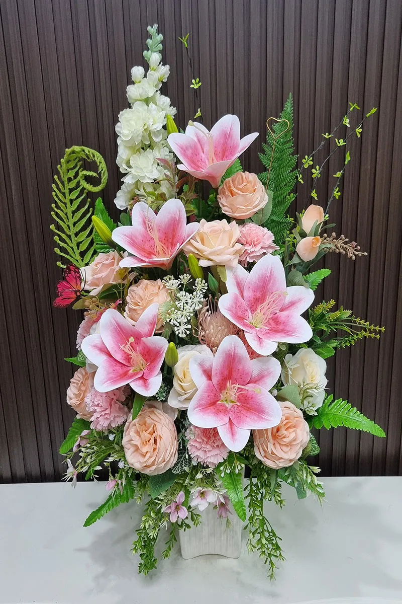 20240417_082335 แจกันดอกไม้ประดิษฐ์-AL1023 - Image 4