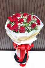 ดอกกุหลาบแดง16ดอก