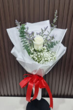 ดอกกุหลาบขาว 1ดอก