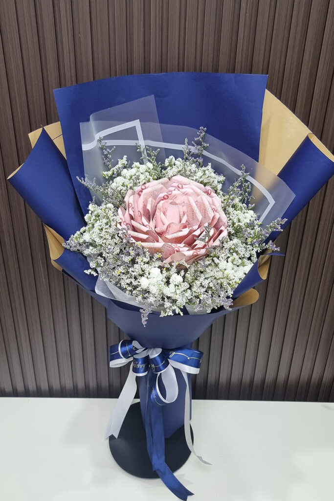 แบงค์ร้อยจัดช่อ