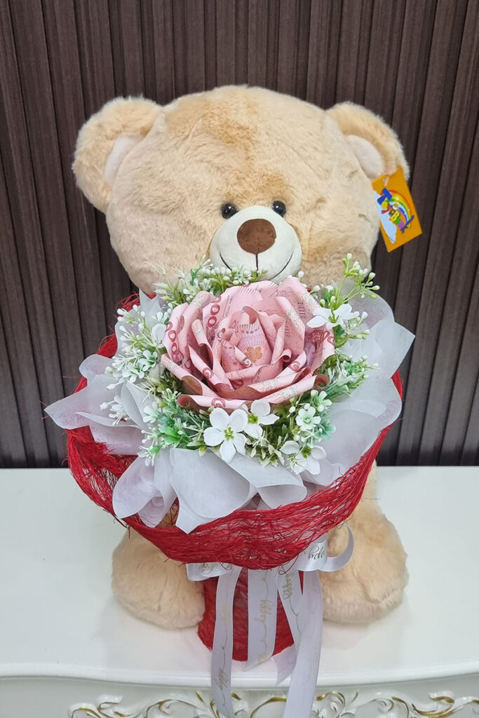 ช่อแบงค์ตุ๊กตาหมี