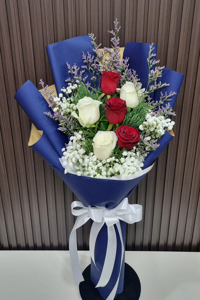 ดอกกุหลาบ6ดอก