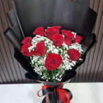 ดอกกุหลาบแดง10ดอก