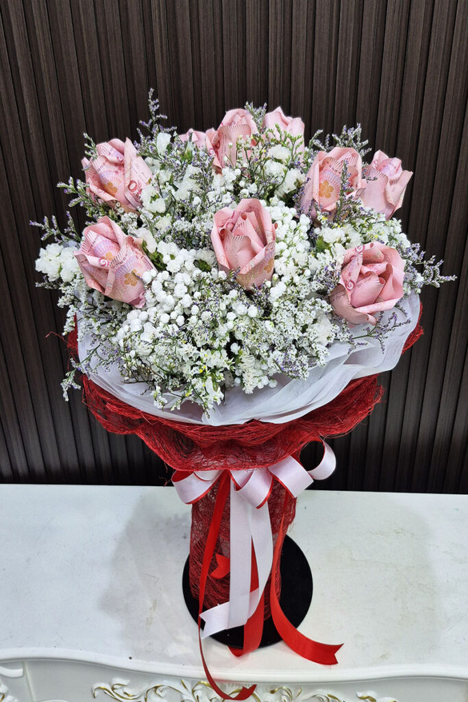 ช่อแบงค์ร้อยพับ