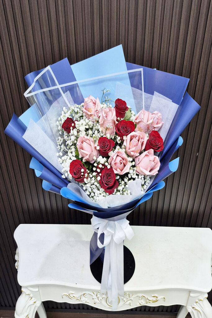 ช่อดอกไม้แบงค์