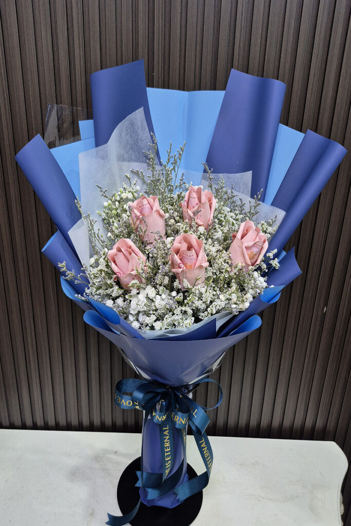 แบงค์ร้อย5ดอก