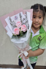 ดอกไม้ปลอม3ดอก