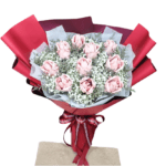 ช่อแบงค์พับเป็นดอกกุหลาบ