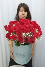 แจกันดอกกุหลาบแดง-VF1002 - Image 2