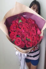 ช่อดอกกุหลาบแดง-RR1001 - Image 3