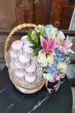 กระเช้านมและดอกไม้-FB1005 - Image 2