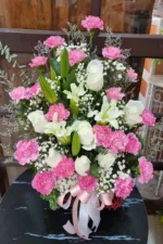 กระเช้าดอกไม้สด-PB1015 - Image 2