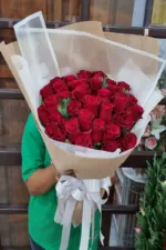 ช่อดอกกุหลาบแดง-RR1012 - Image 2