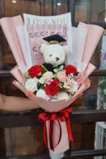 ช่อดอกไม้ปัจฉิมเด็กช่อแบงค์