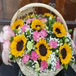 กระเช้าดอกทานตะวัน