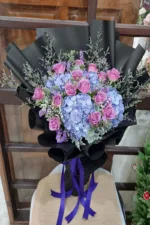 ช่อดอกไม้สดสีม่วง-VF1003 - Image 4