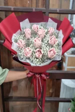ช่อแบงค์พับดอกกุหลาบ-MA1022 - Image 2