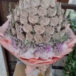 ช่อแบงค์พันม้วนทำดอก