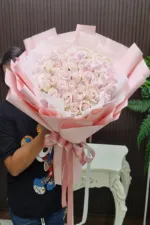 ช่อดอกกุหลาบชมพู-PR1003 - Image 3