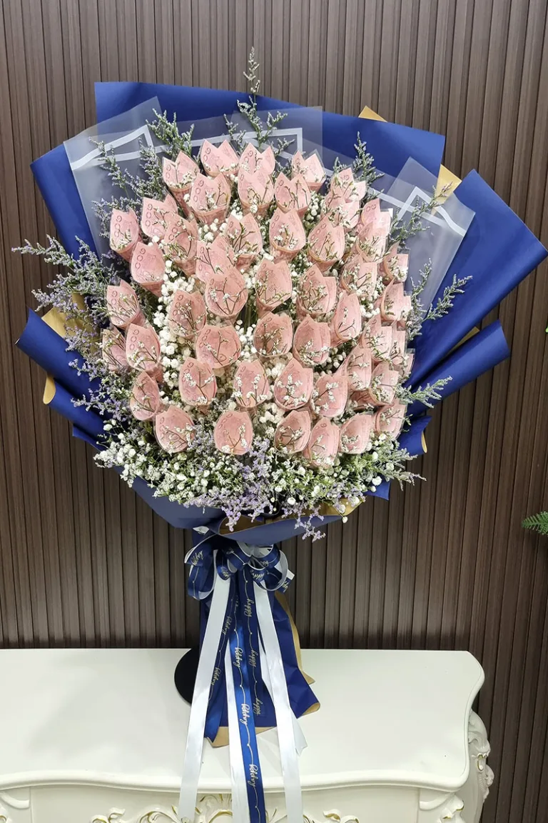 ช่อแบงค์ม้วนดอก