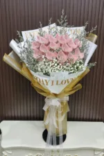 ช่อดอกไม้จากแบงค์